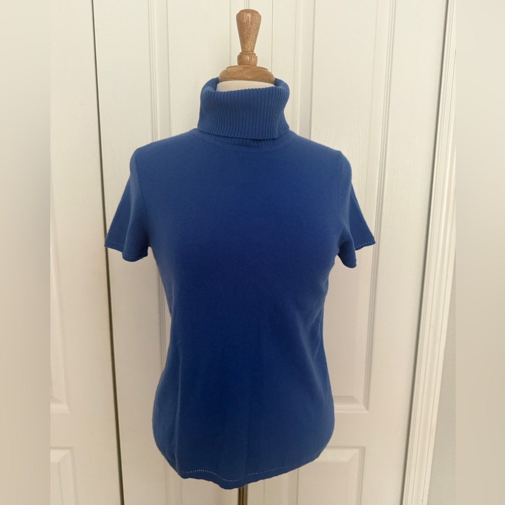 Magaschoni Royal Blue Cashmere Knit-NWT-size Large